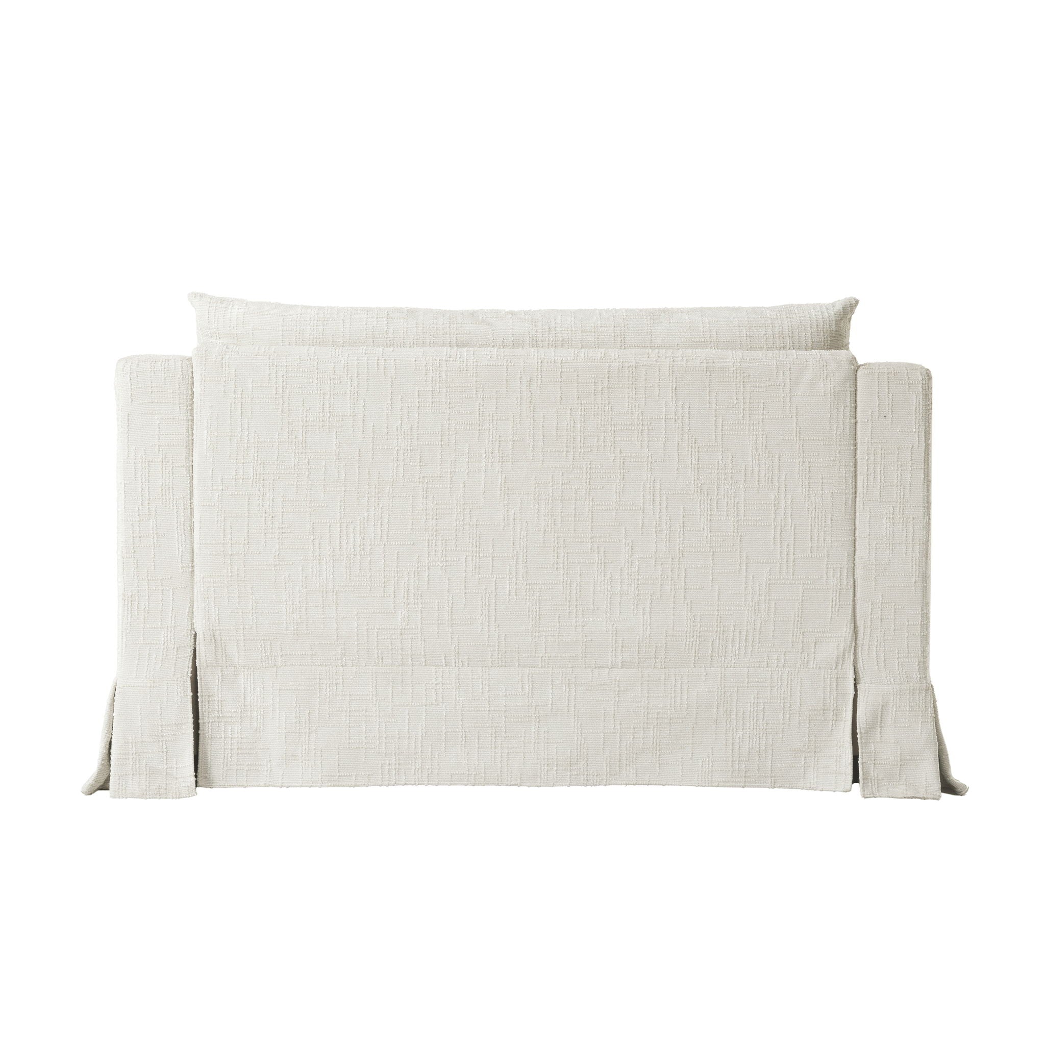 Sofa Bed Loveseat With Textured Surface And 2 Cushions