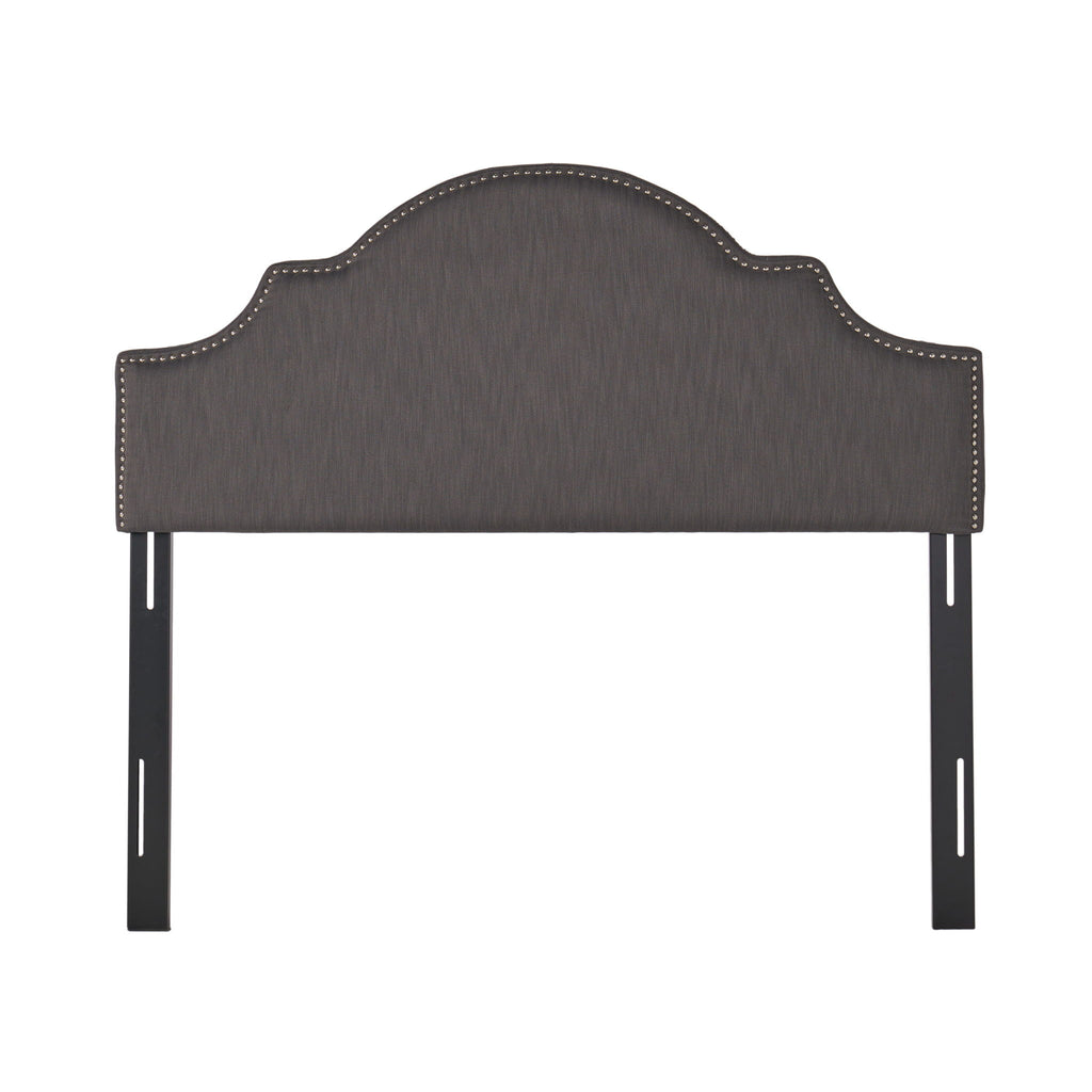 Lenne - Fabric Queen / Full Headboard - Gray