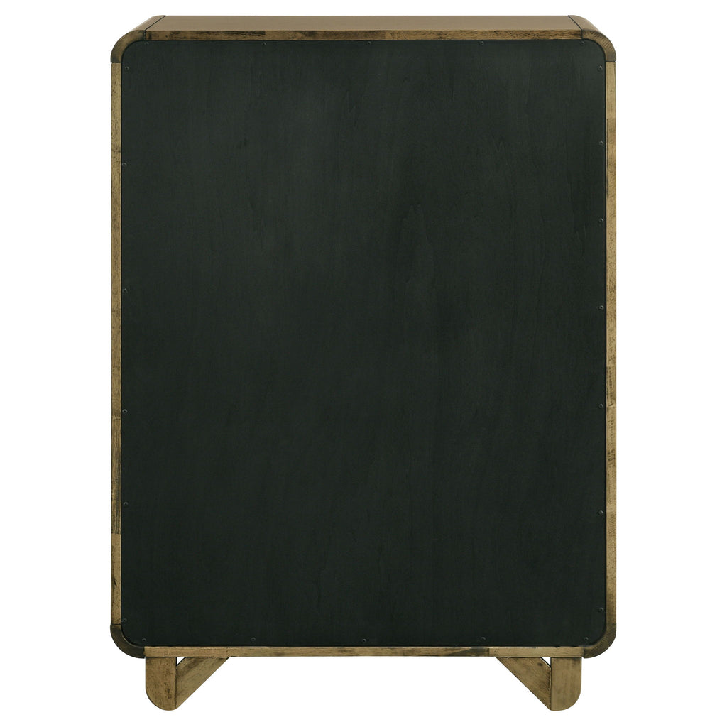 Tully - 5 Drawer Chest - Nutmeg Brown