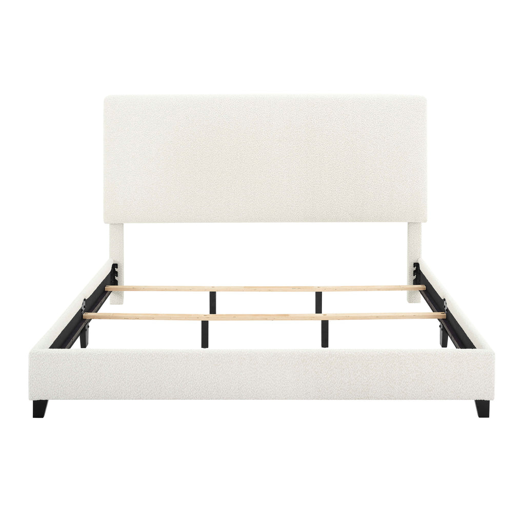 Upholstered Headboard Platform Bed