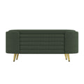 Modern Oval Storage Ottoman With Upholstery