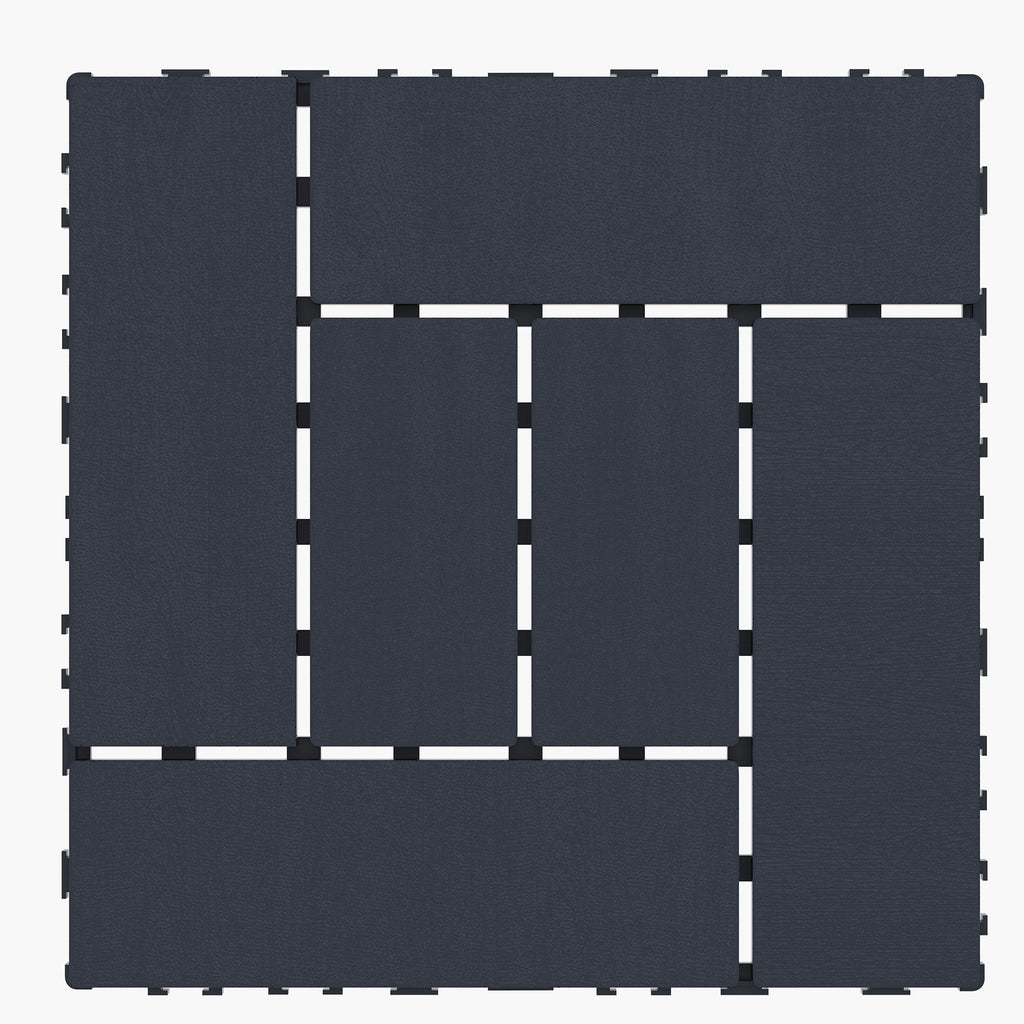 Patio Diy Module Interlocking Decking Tiles Floor, Outdoor And Indoor, Easy And Quick Installation