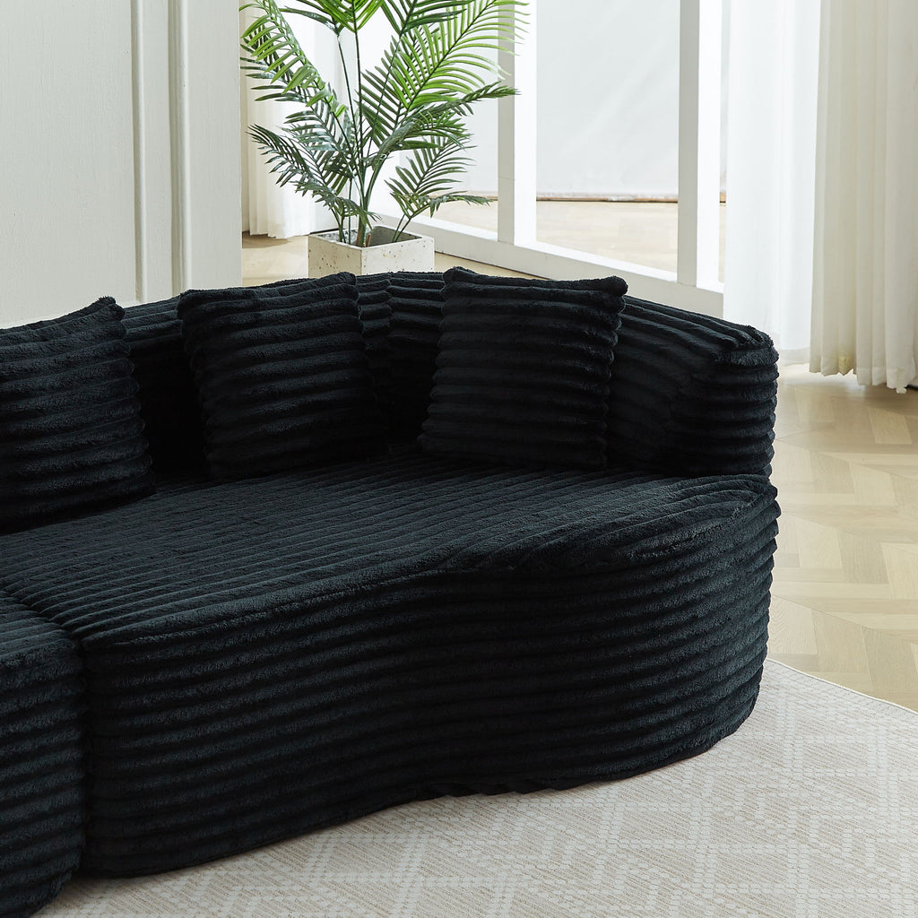 Sectional Sofa, Oversized 4 Seater With Deep Seat Design