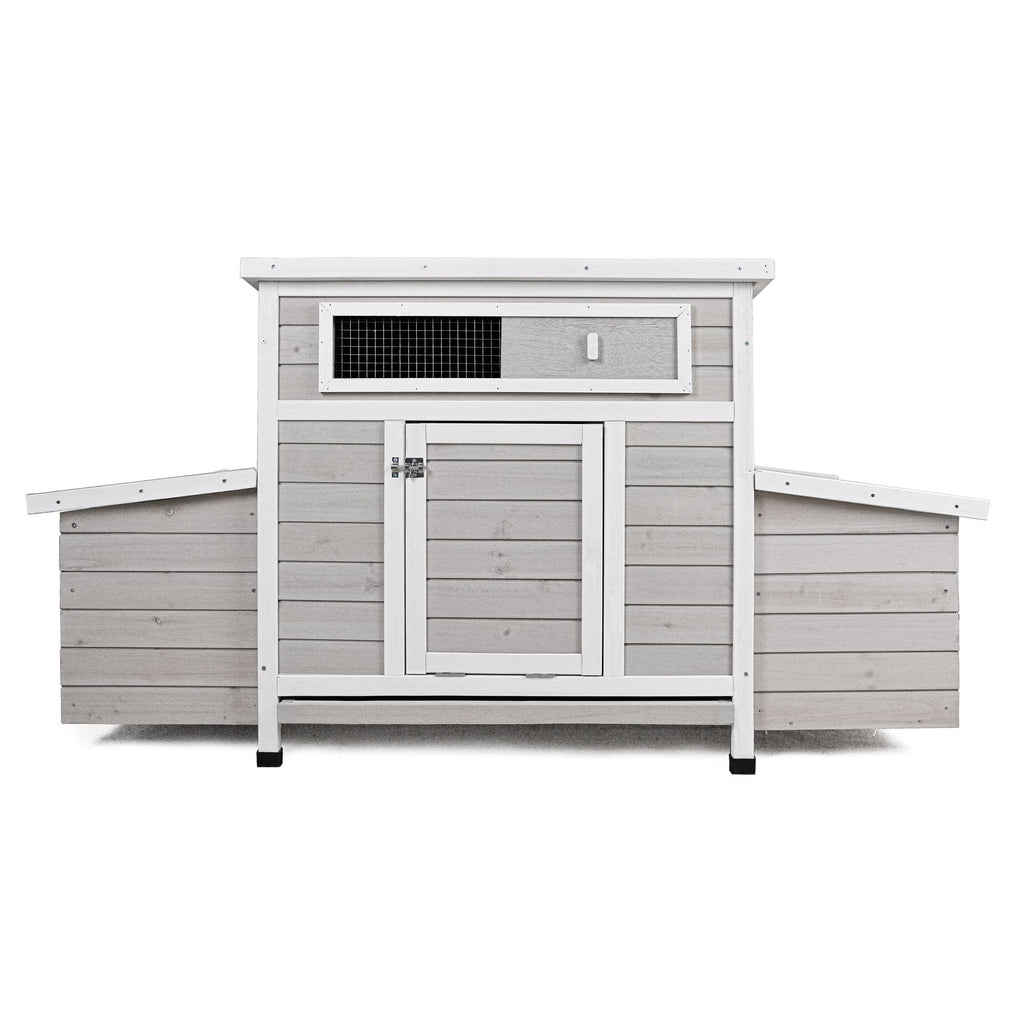 Large Chicken Coop Outdoor Hen House With Dual Nesting Boxes