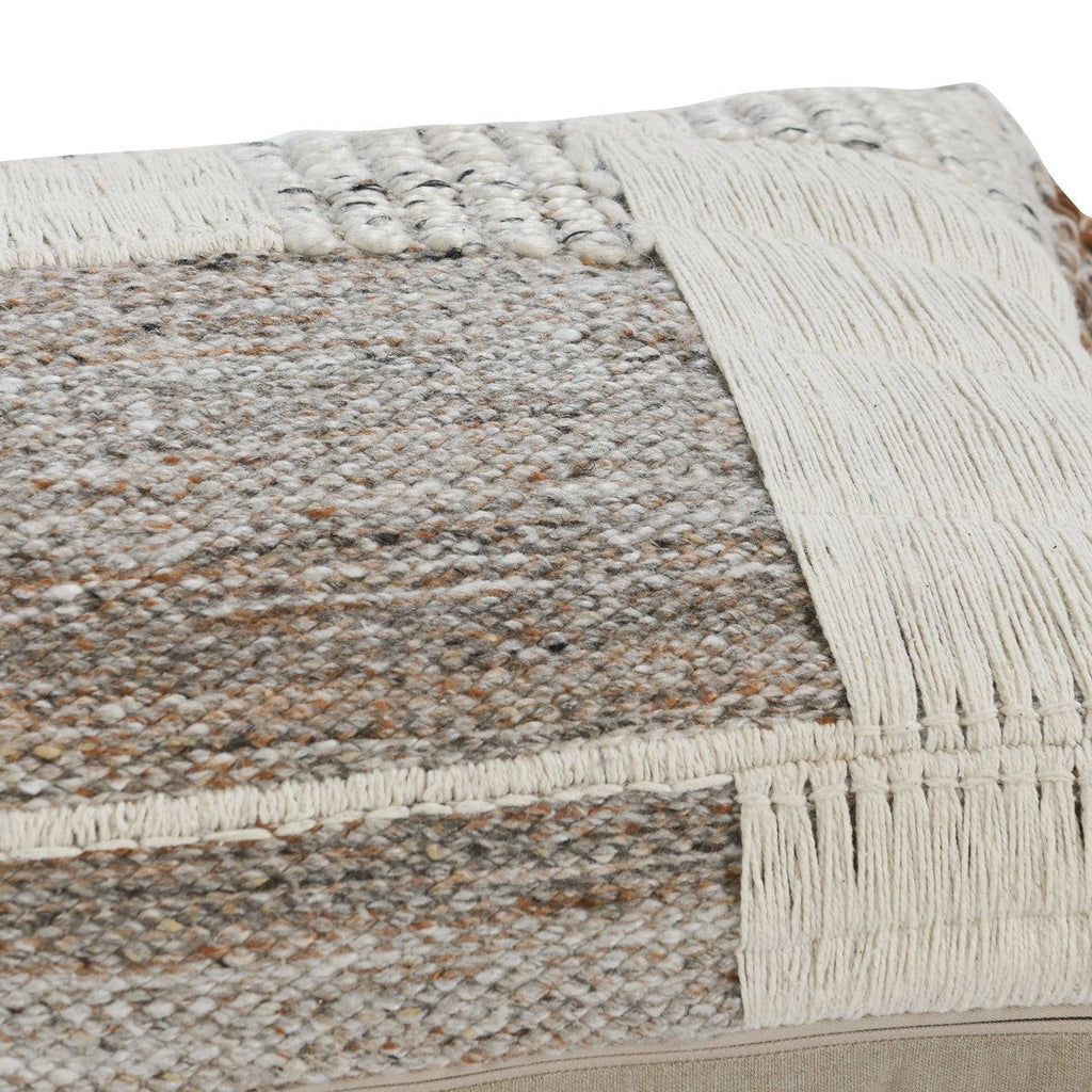 Heritage Craft - HC Farah Pillow - Ivory / Natural