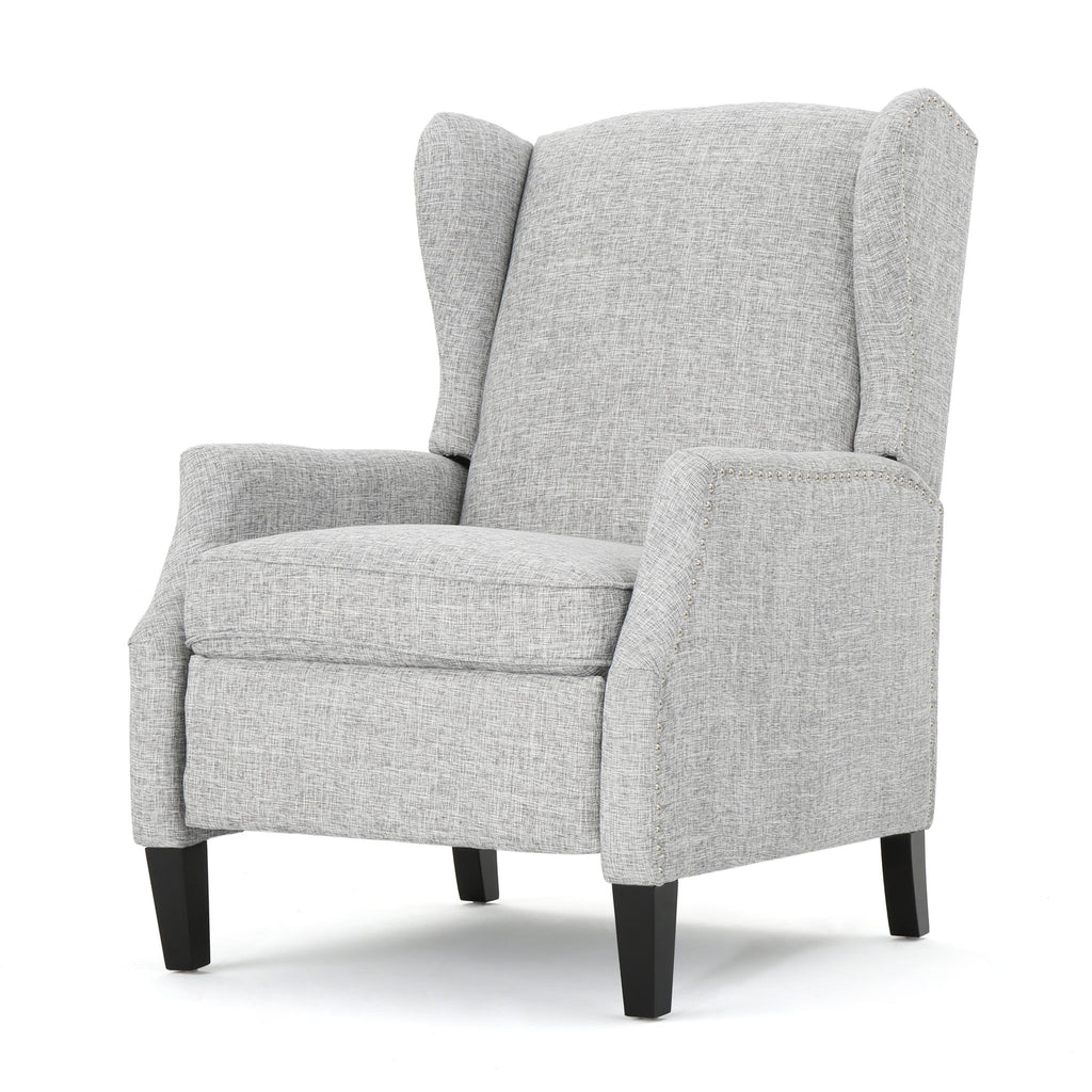 Westeros Wing Back Fabric Upholstered Recliner