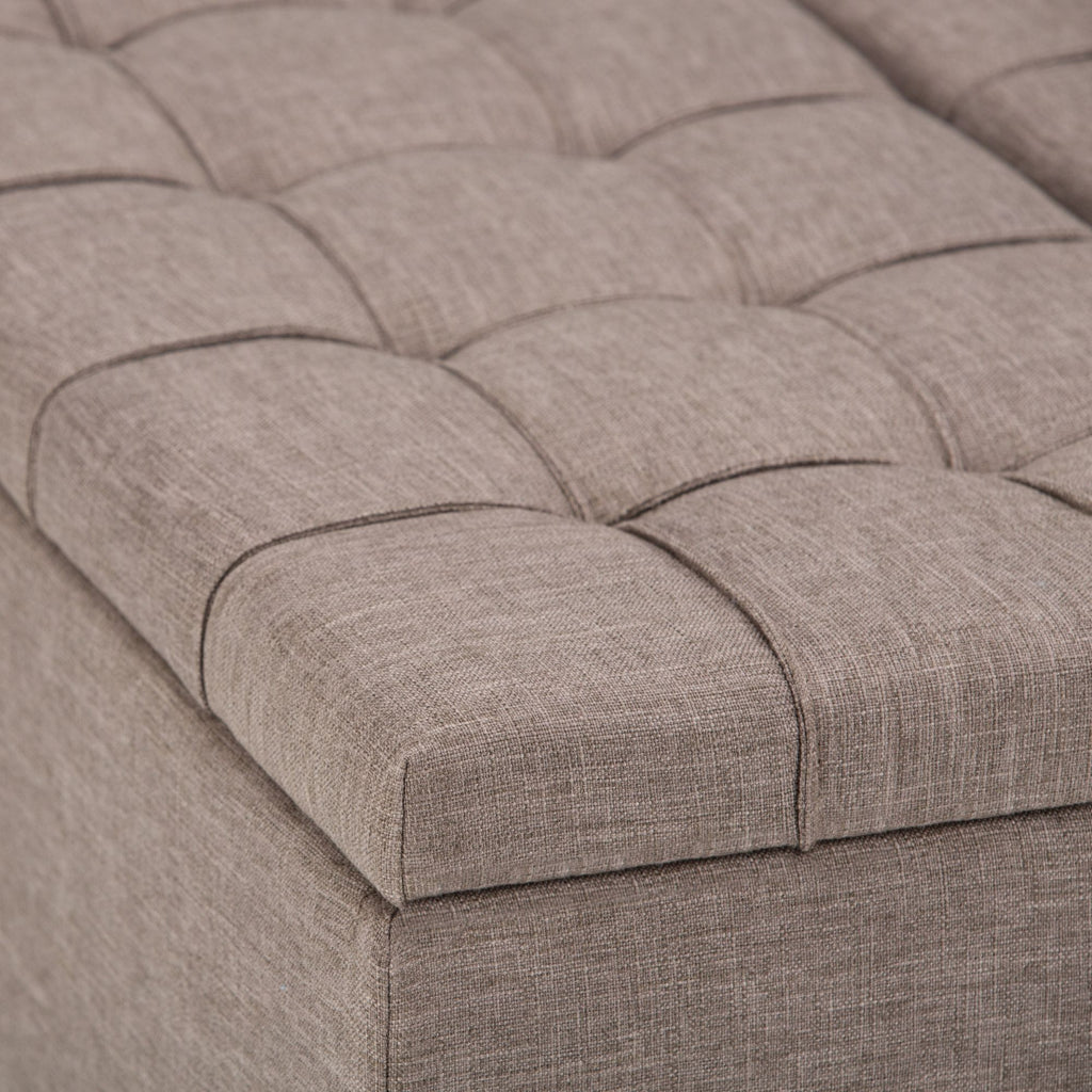 Harrison - Upholstered Coffee Table Storage Ottoman