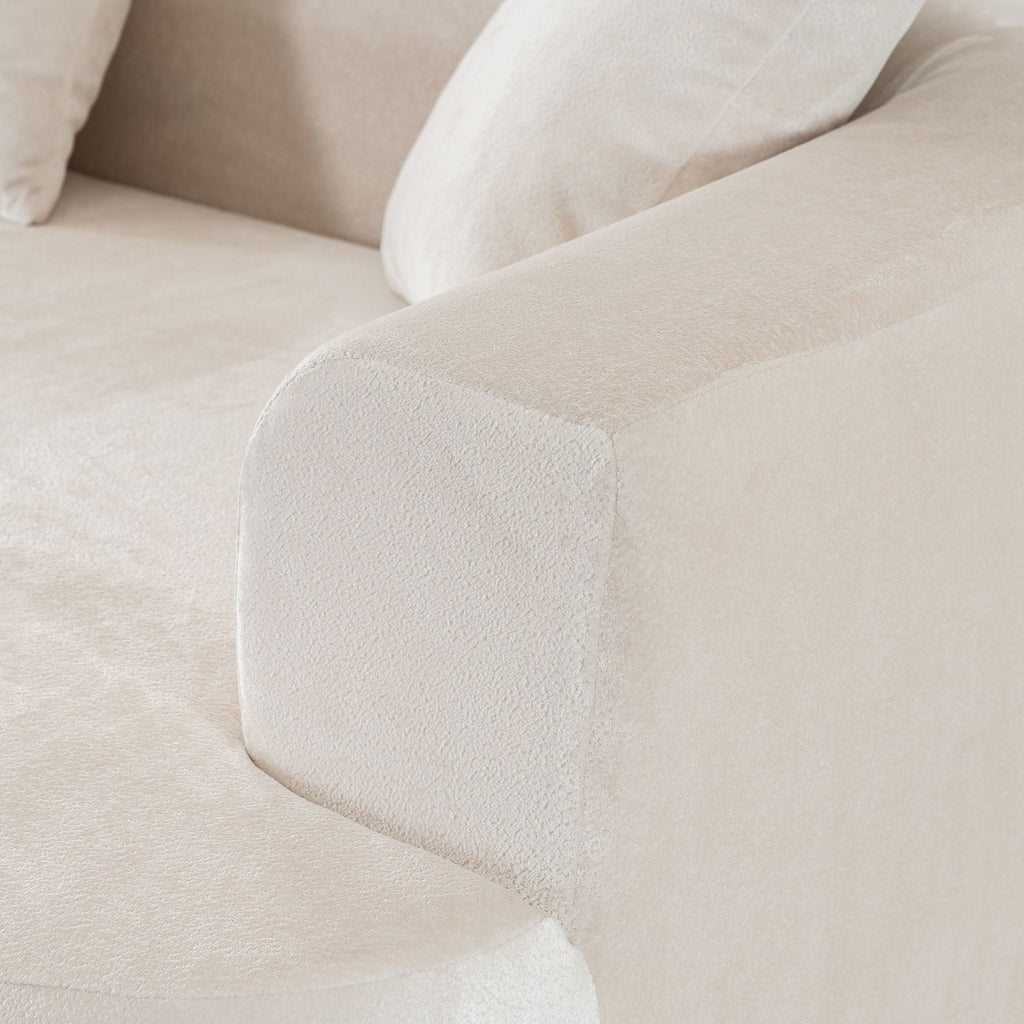 Modular Sectional Sofa With L Shape Chaise With Deep Seat
