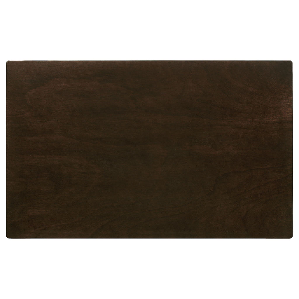 Arvin - 5 Piece Dining Set With Rectangular Table And Bench With Seats - Cappuccino
