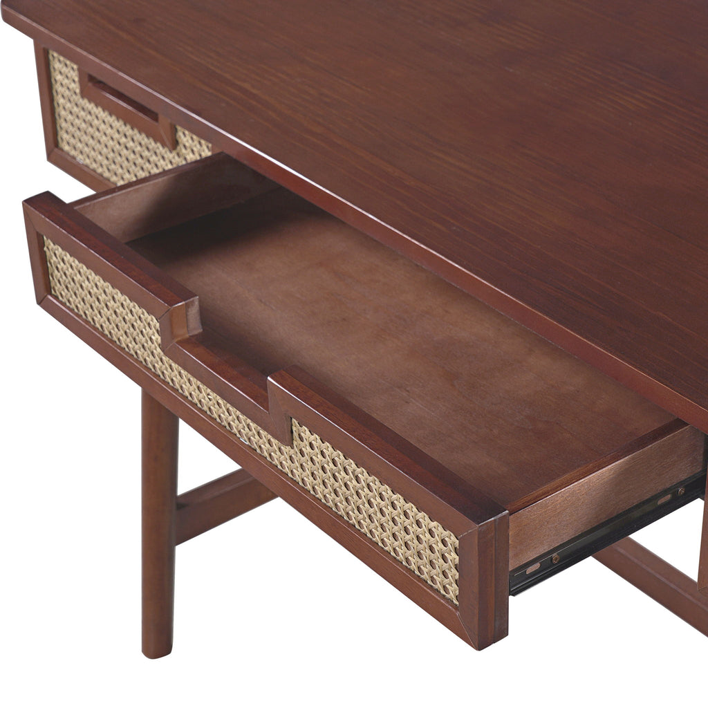 Writing Desk With 3 Drawers For Living Room