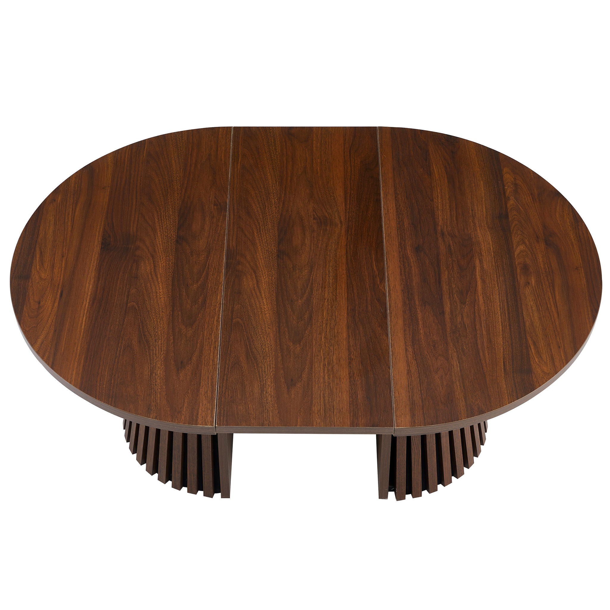Oval Coffee Table For Living Room - Walnut
