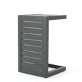 Aluminum Outdoor C - Shaped Side Table For Patio
