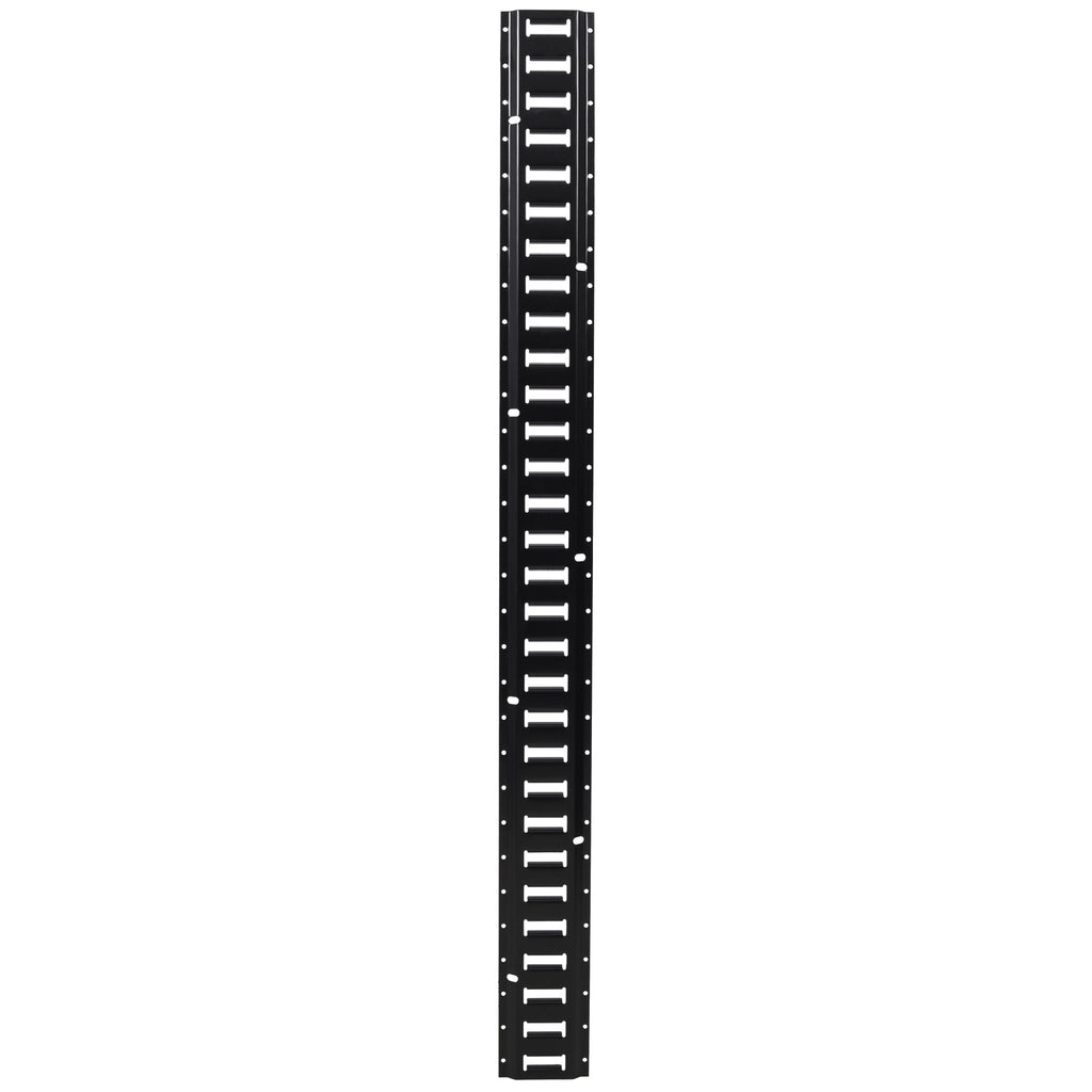 18 Pieces E Track Tie-Down Rail Kit For Trucks, Vans, And Garages With O-Ring Anchors And Ratchet Straps - Black