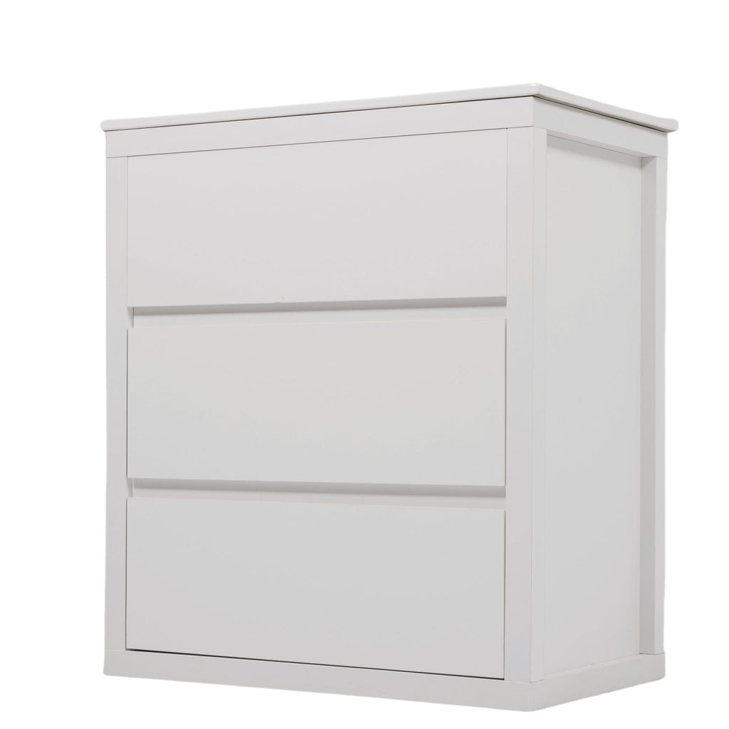 Freestanding Bathroom Vanity With Ceramic Sink, 2 Full Extension Drawers