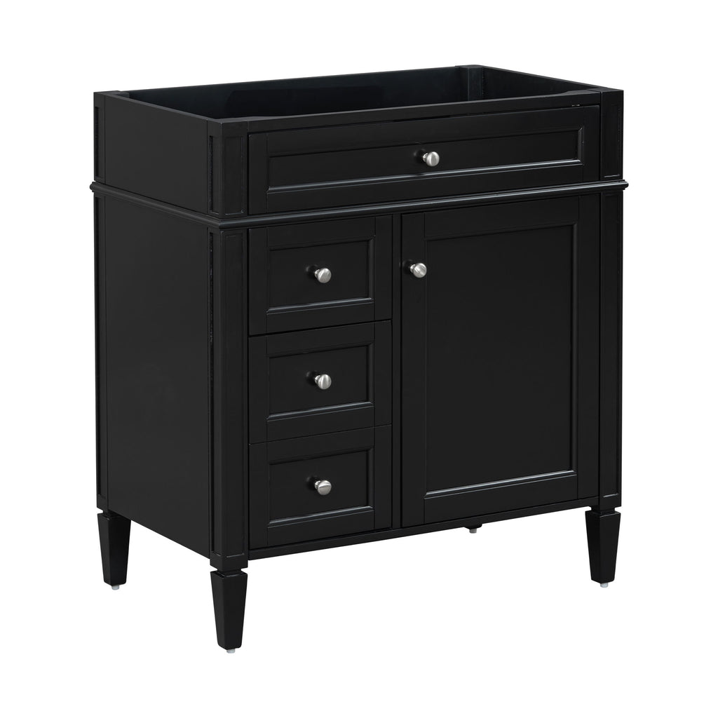 Bathroom Vanity With 2 Drawers And Tip-Out Drawer, Storage Cabinet