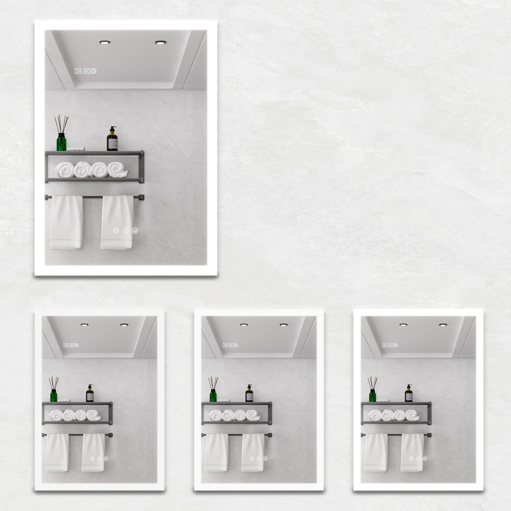 Bathroom Medicine Cabinet With Lights, LED Medicine Cabinet With Mirror, Lighted Medicine Cabinet With Defogger