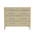 Adeline - 5 Drawers Chest - Natural Wood Wash