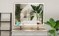 LED Bathroom Vanity Mirror Wall Mounted Adjustable / Warm / Natural Lights Anti-Fog Touch Switch With Memory Modern Smart Large Bathroom Mirrors