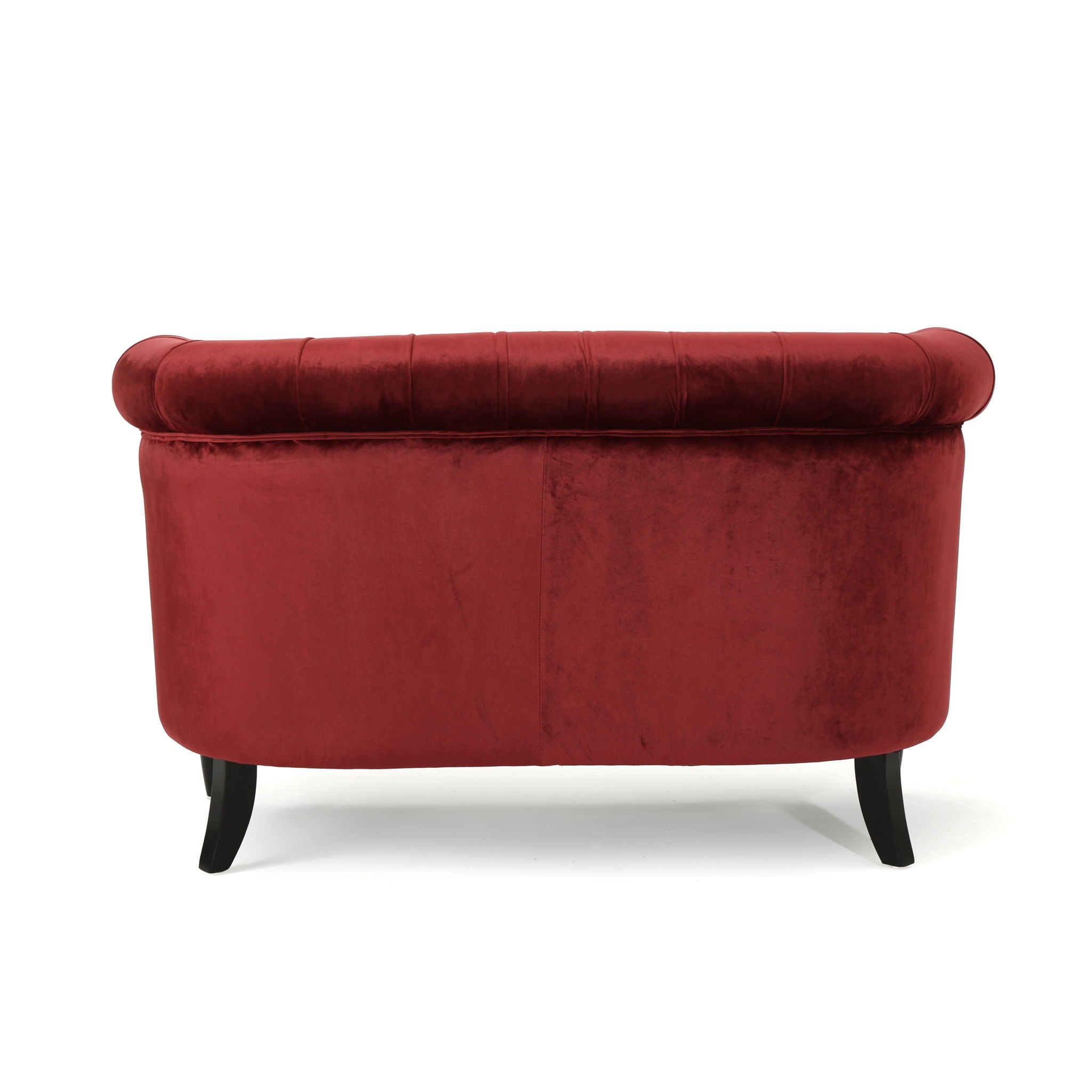 Antique Chesterfield Style Loveseat With Button Tufting