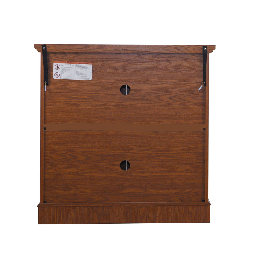 Spacious Sideboard With Adjustable Shelf Storage - Dark Oak
