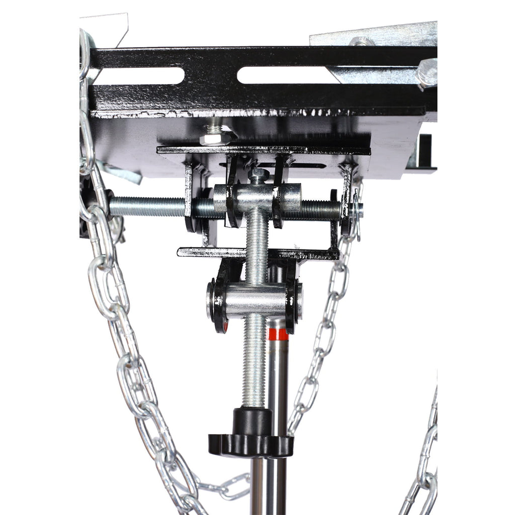 Hydraulic 2 Stage Transmission Jack, Swivel - Red