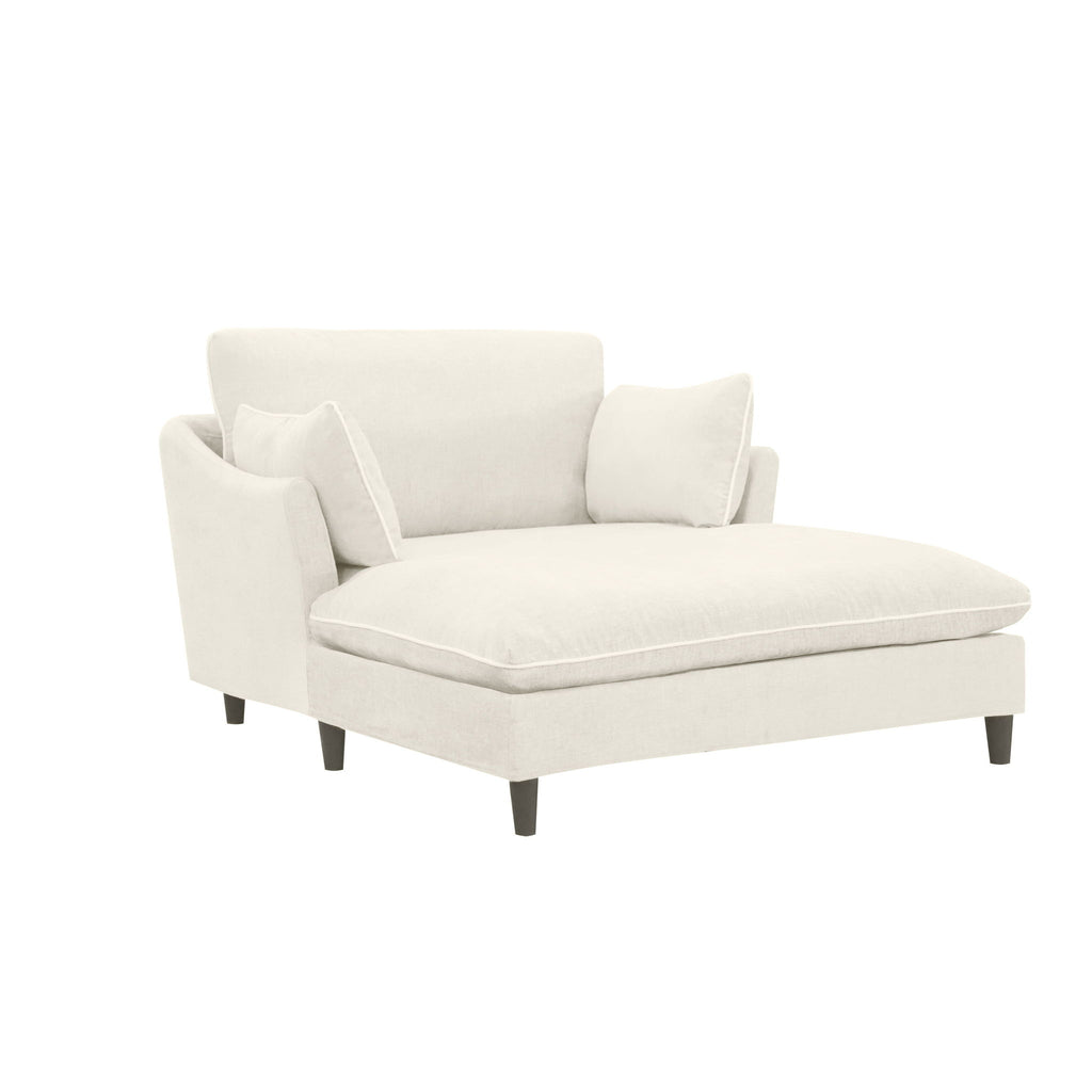 Modern Chaise Lounge Couch Sofa Bed With Pillows
