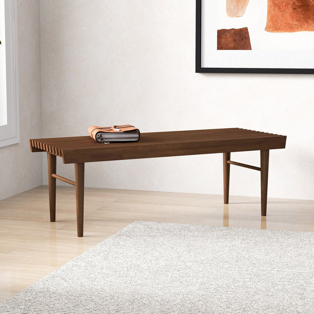 Mia - Bench - Dark Brown