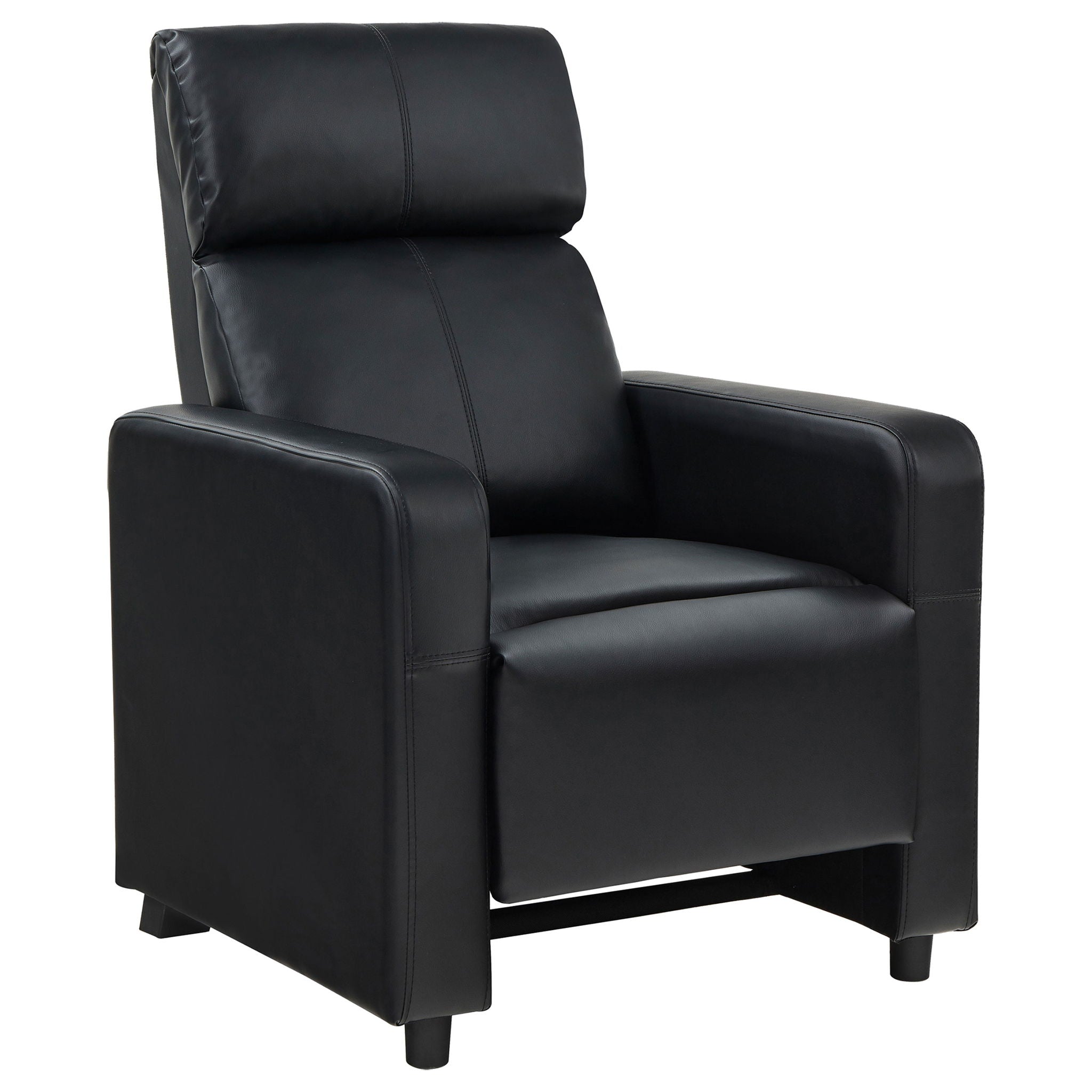 Warren - 5 Seater Home Theater With 2 Wedge Consoles - Black