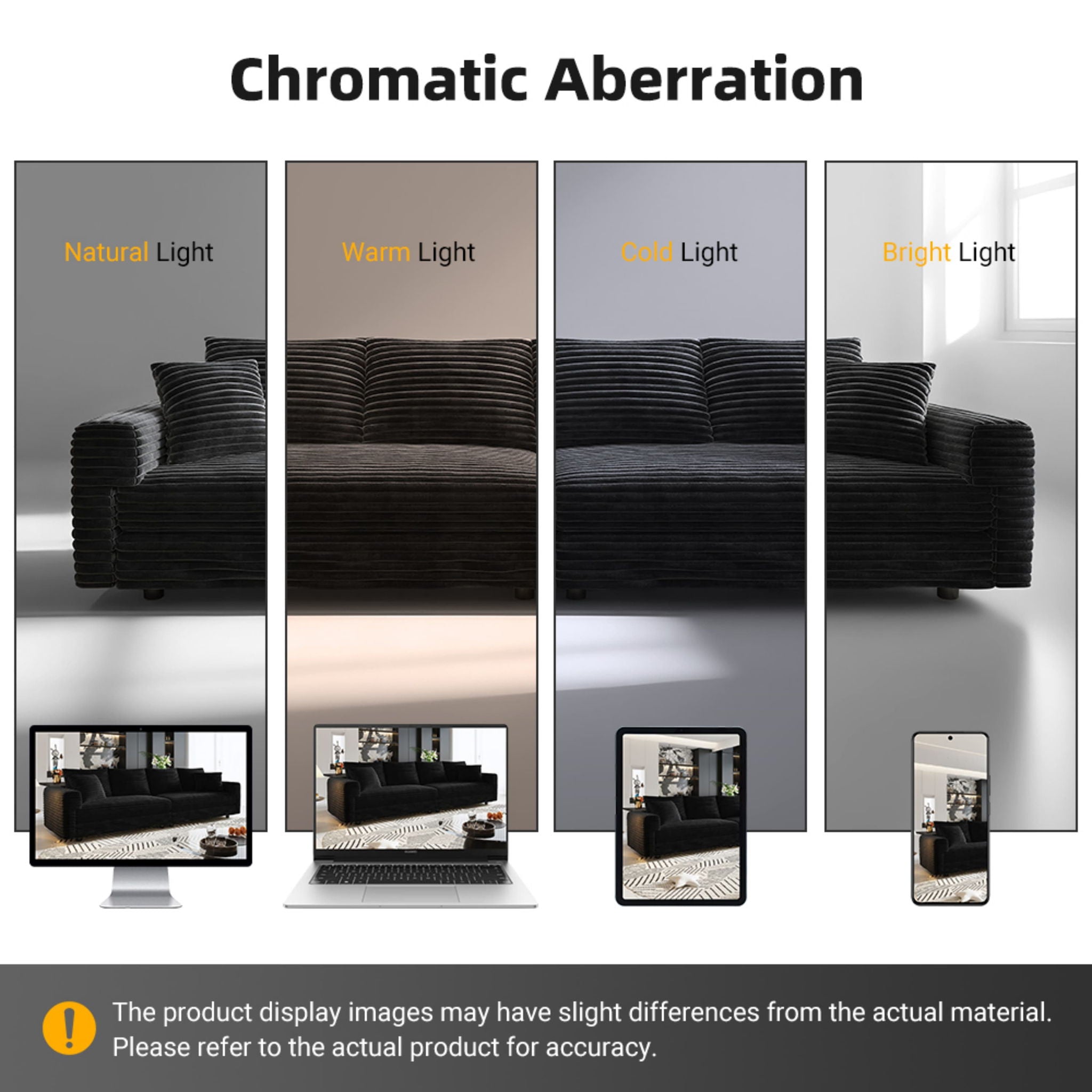 4 Seat Sofa, Modern Comfy Upholstered Sofa Cloud Couch, Deep Seat Couches With Soft Pillows