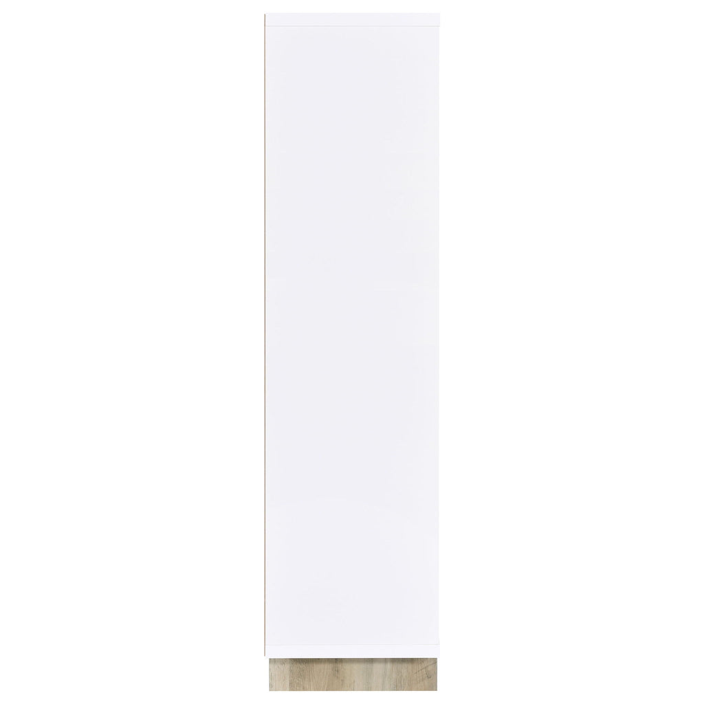 Geilys - 8 Shelf Bookcase With Arch Details - White