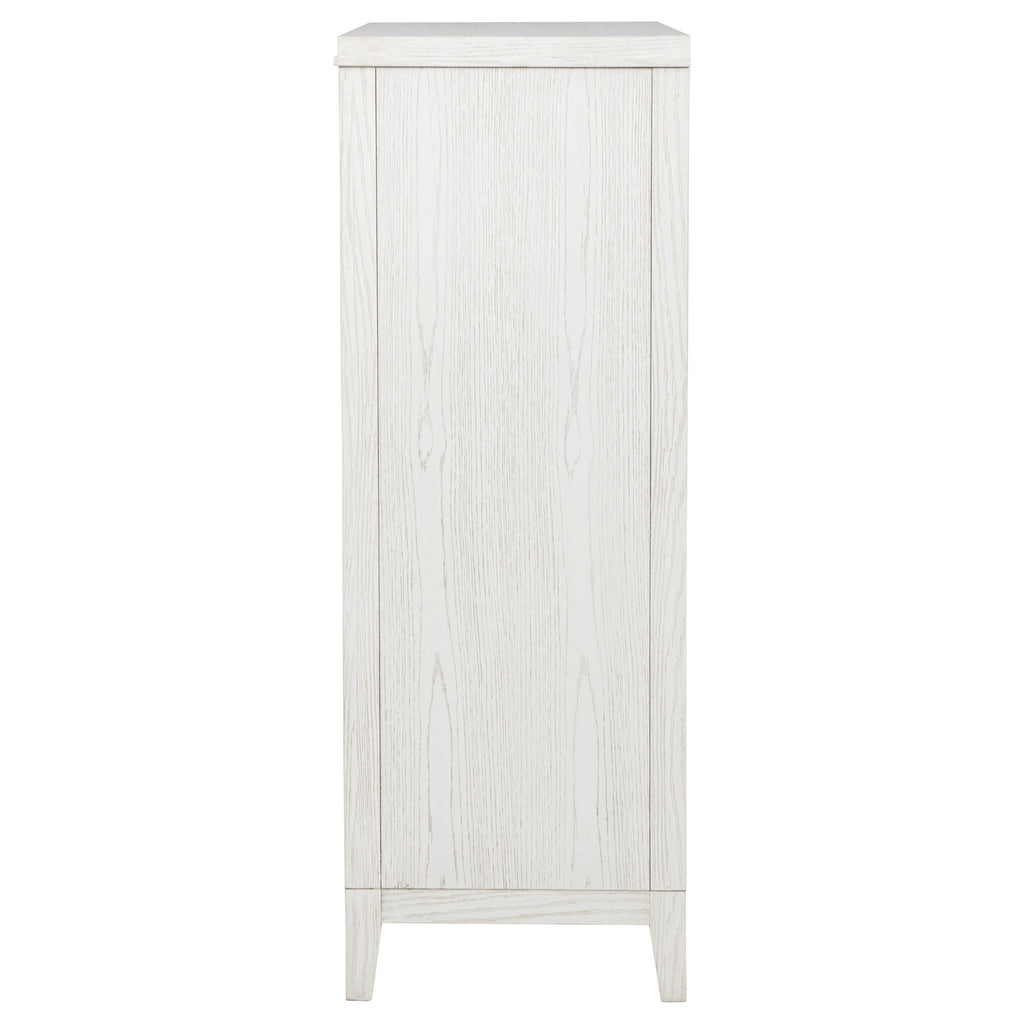 Inverness - 5 Drawer Bedroom Chest - White