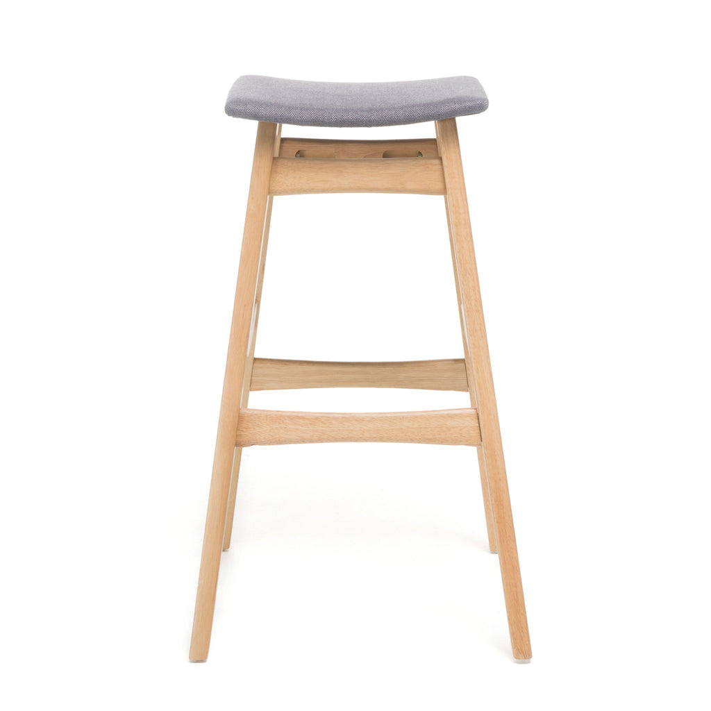 Modern Bar Stool Set With Upholstered Seating