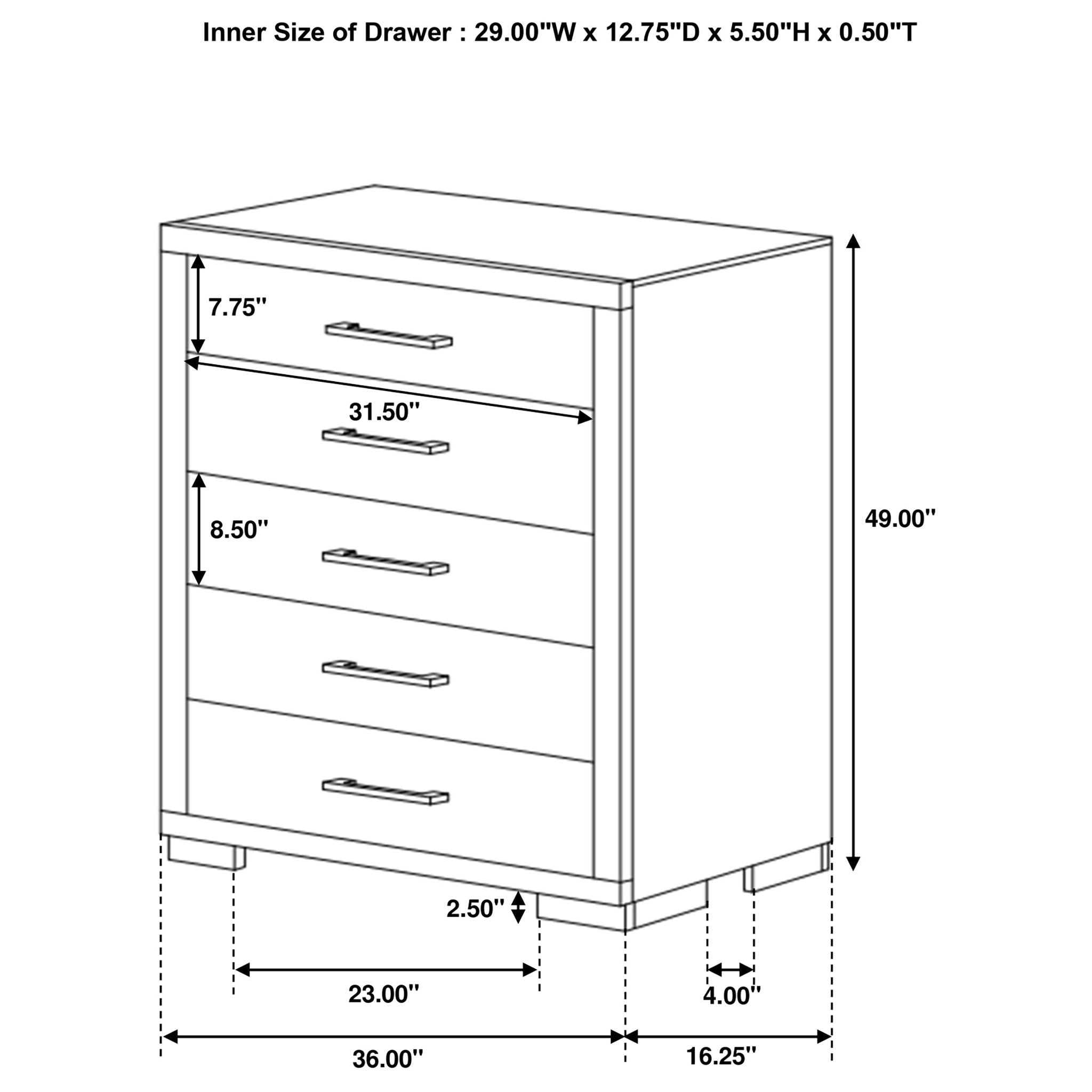 Tokyo - LED Bedroom Set