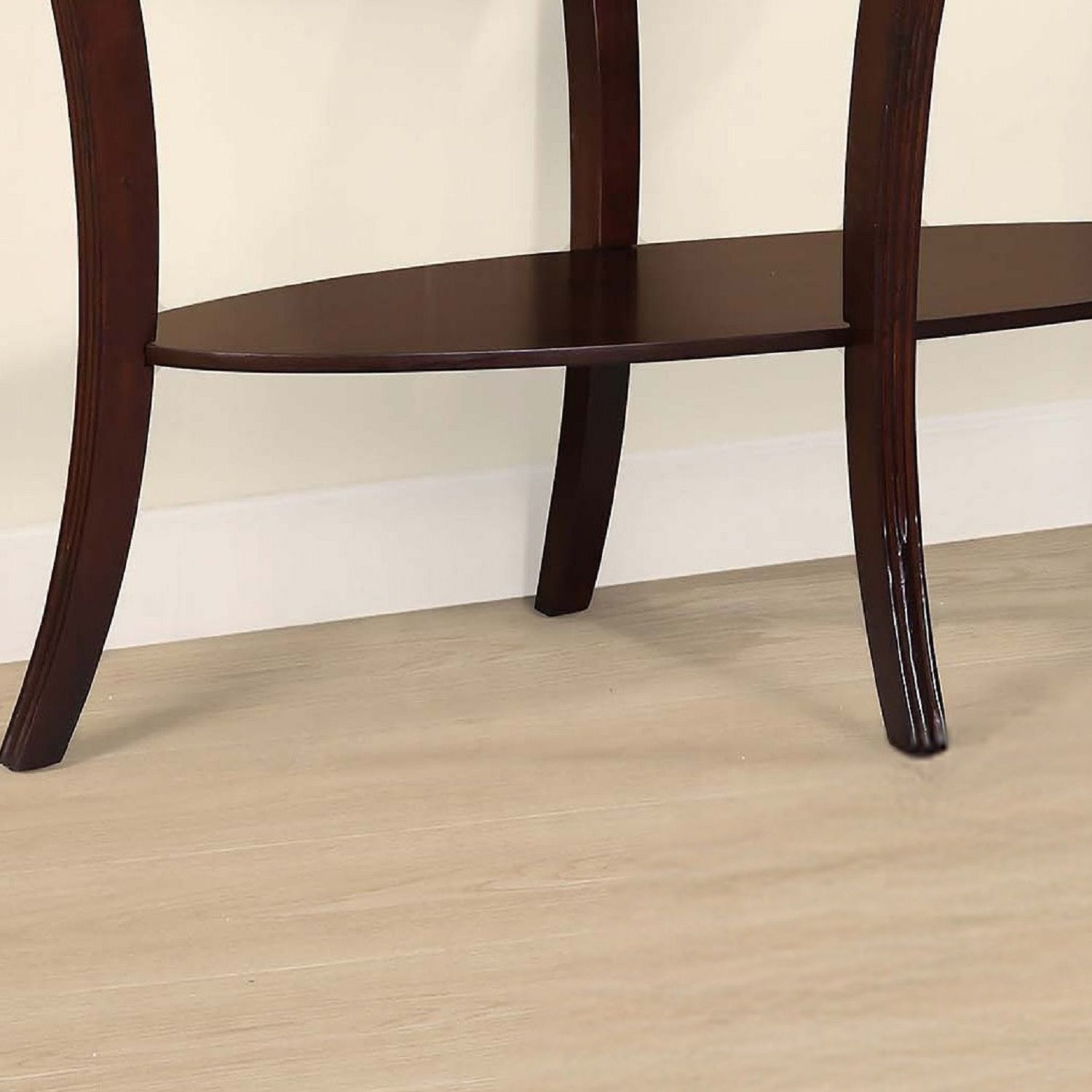 Table With Tempered Glass Shelf