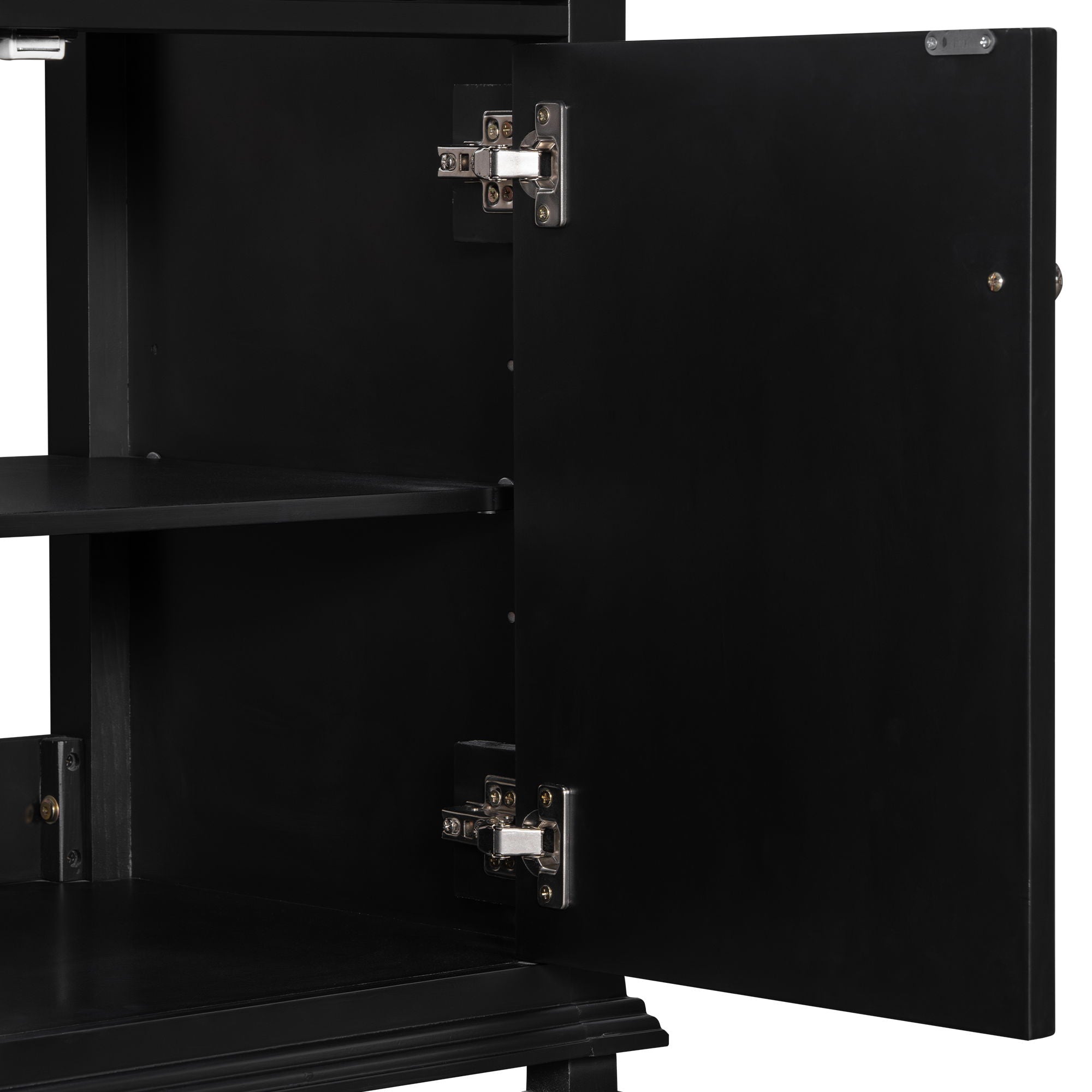 Modern Bathroom Vanity With Sink, Adjustable Shelf, Flip Drawer & 2 Drawers