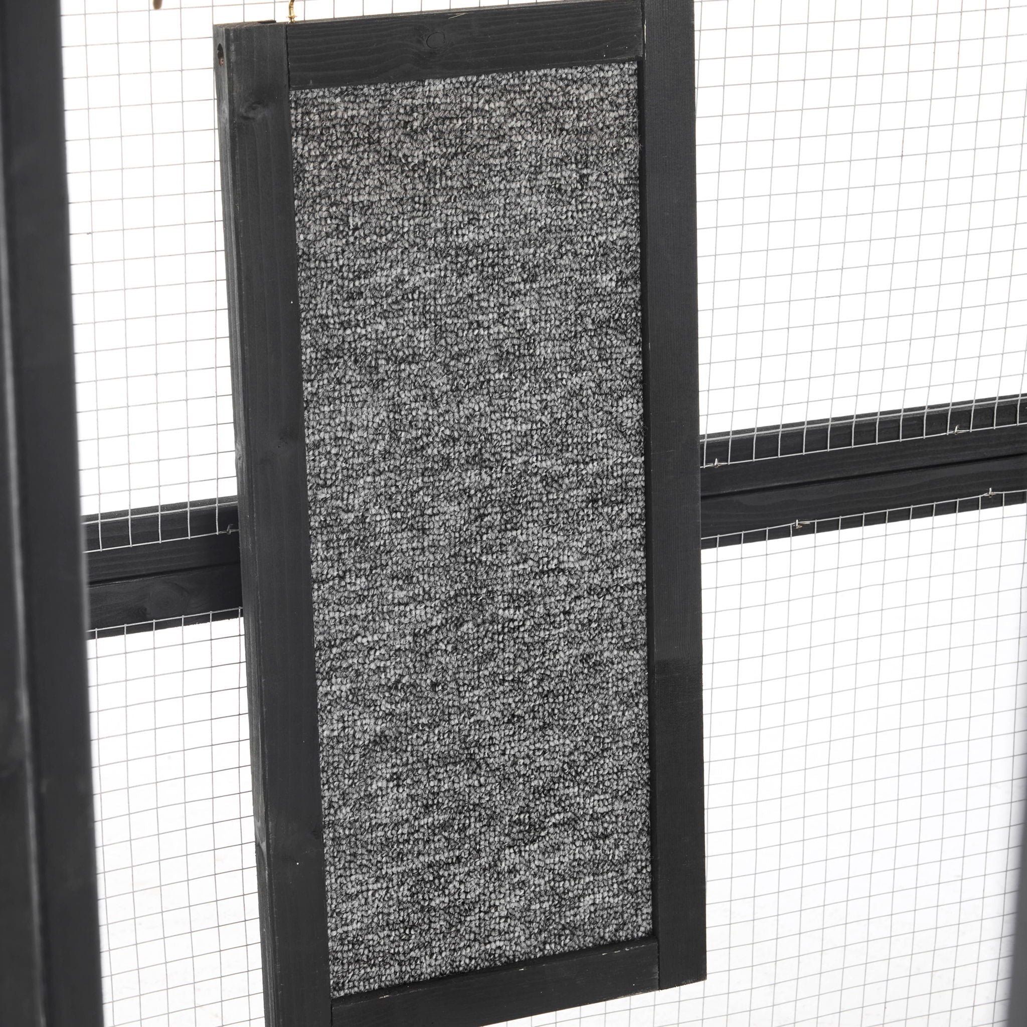 Outdoor Cat House, Diy Cat Enclosure Catio With Double Enter Doors
