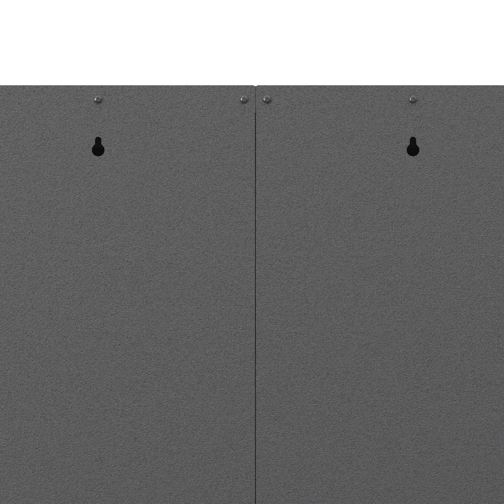 Metal Wall Mounted Tool Storage Cabinet With Locking Door, 1 Shelf & 1 Drawer