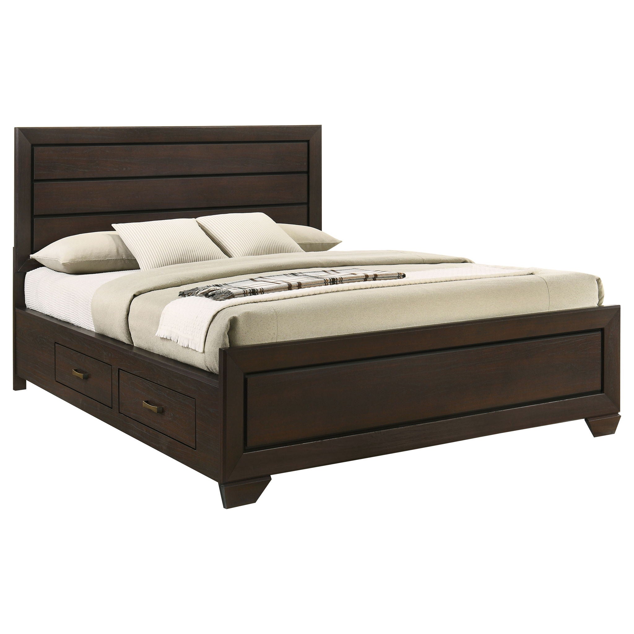 Holmgren - Panel Bed With Side Drawers