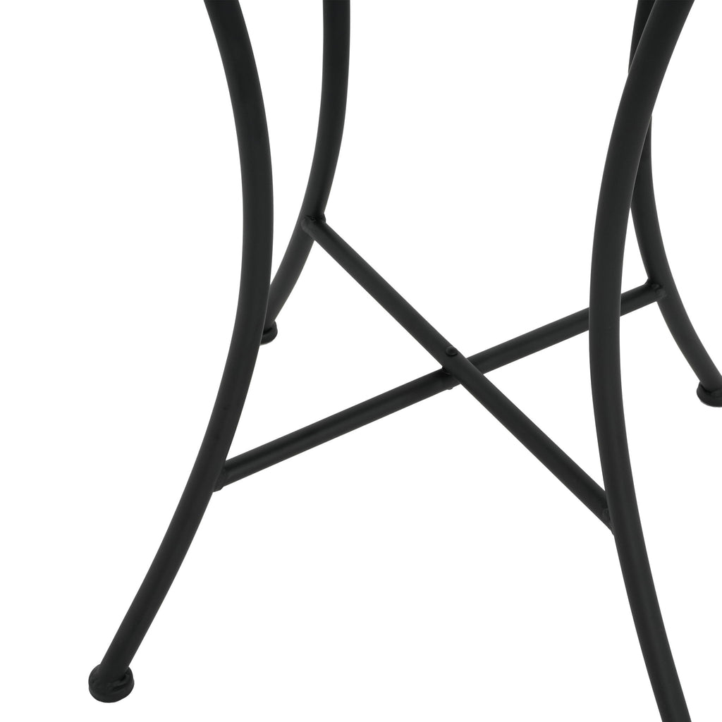 Lambert - Outdoor Chat Set - Black / Red