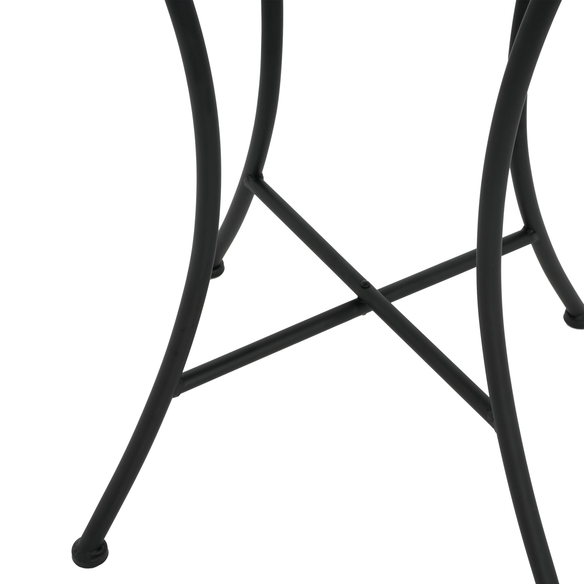 Lambert - Outdoor Chat Set - Black / Red