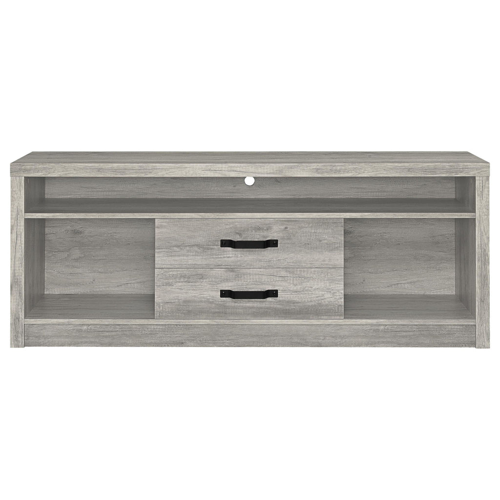 Conifer - 3 Piece TV Entertainment Center With Storage - Gray