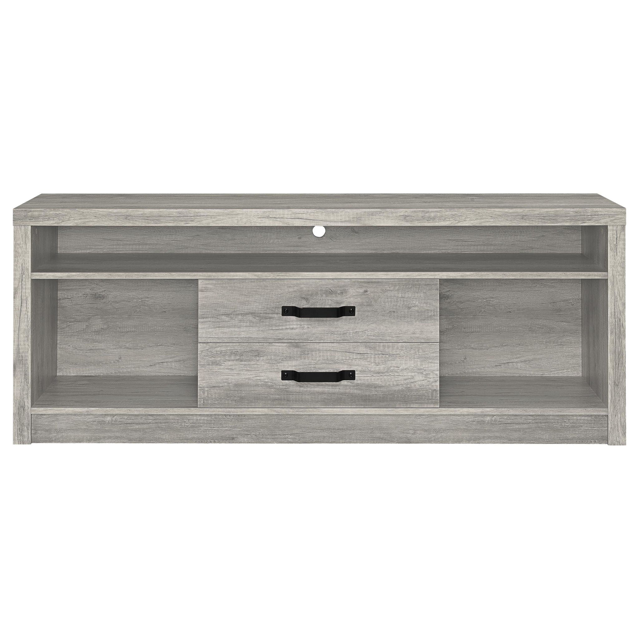 Conifer - 3 Piece TV Entertainment Center With Storage - Gray
