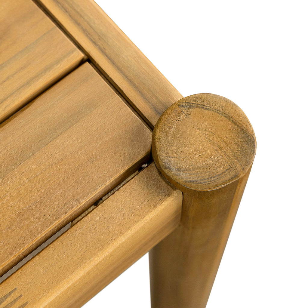 Classic Patio Dining Table, Acacia Wood - Light Teak