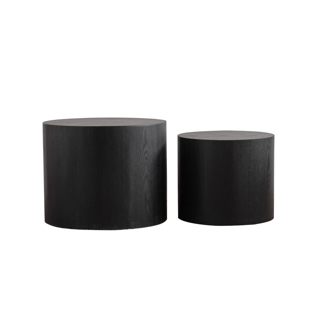 Round Nesting Coffee Table For Small Space (Set of 2)
