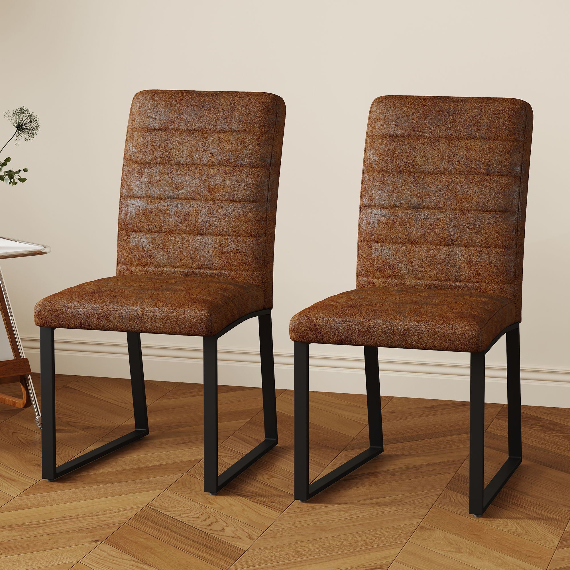 Oversized Square Design Dining Chairs For Home