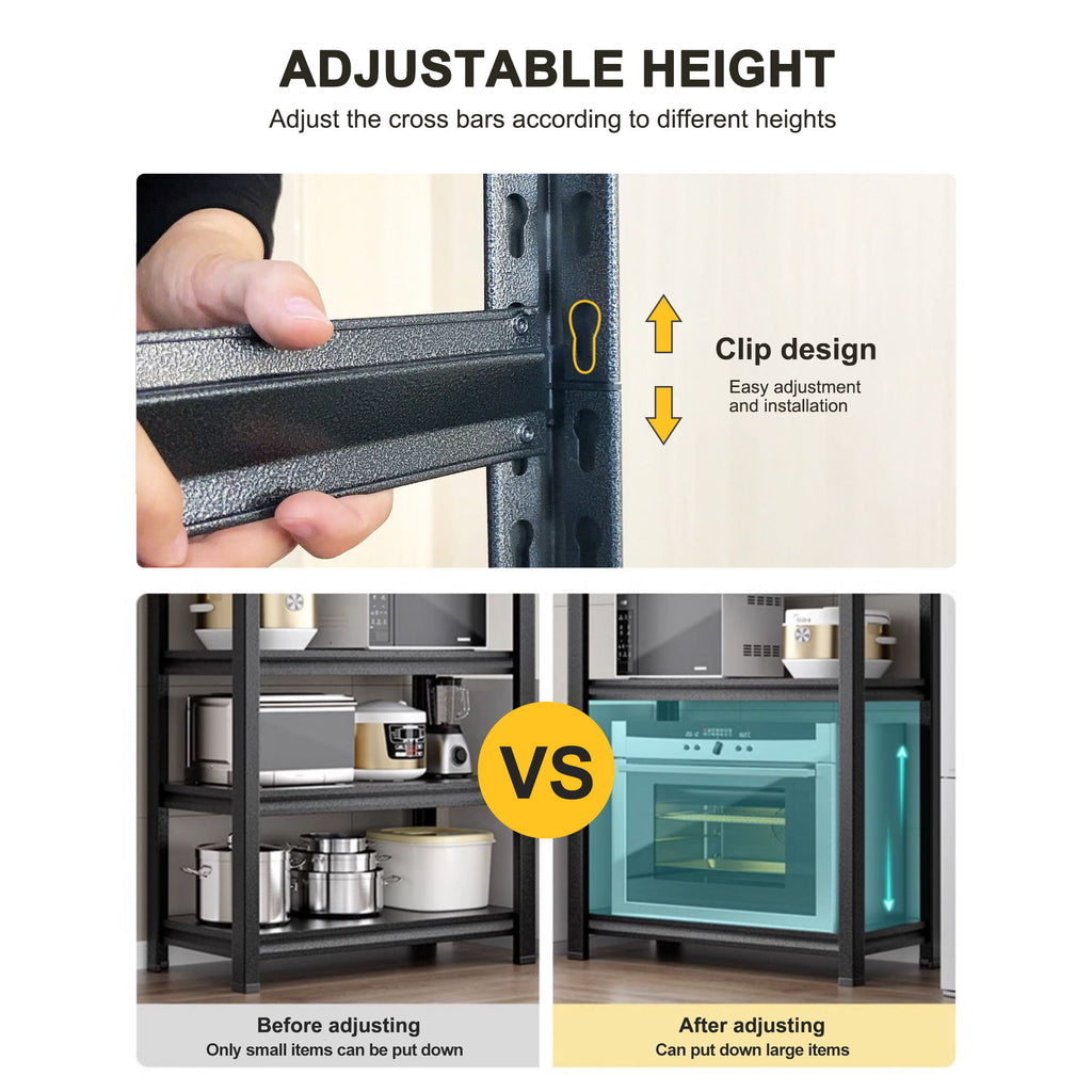 5 Tier Heavy Duty Shelving Unit Adjustable Shelving Units