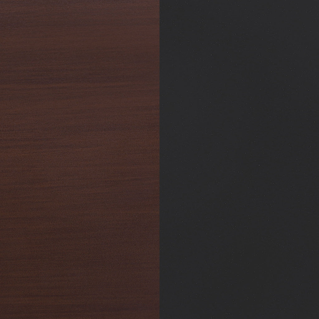 Tova - 2 Drawer Side Table With Shelf - Dark Brown