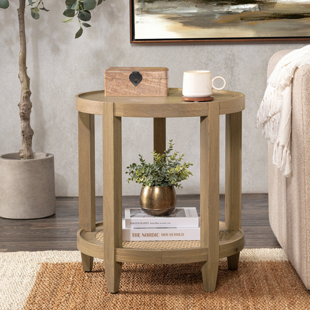 Devin - Solid Wood Round Table