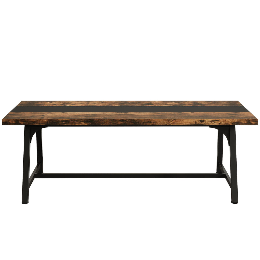 Modern Rectangular Conference Table For 6 - 8 People, Office Executive Desk