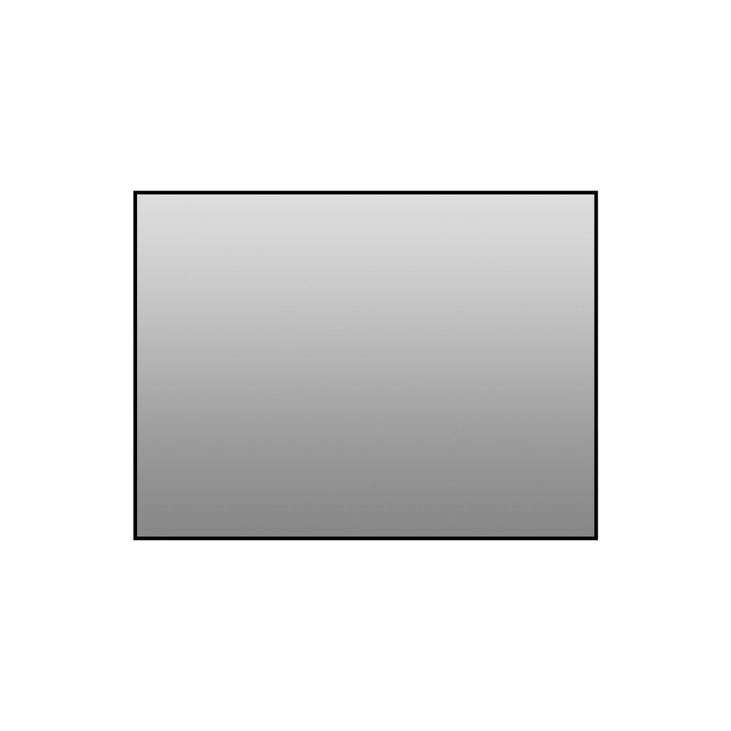 Framed Wall Mirror For Bathroom - Black